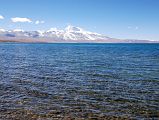 11 Lake Manasarovar With Gurla Mandhata From Seralung Gompa Lake Manasarovar stretches out to the southwest from Seralung Gompa with Gurla Mandhata beyond.